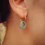 SLOYA Boucles d'oreilles Blima en pierres Labradorite