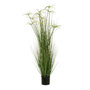 Voir la diapositive 1 : Paris Prix Plante Artificielle  Cyperus Alternifolius 11 Têtes  140cm Vert