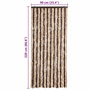 Voir la diapositive 6 : VIDAXL Moustiquaire Beige et marron clair 90x220 cm Chenille