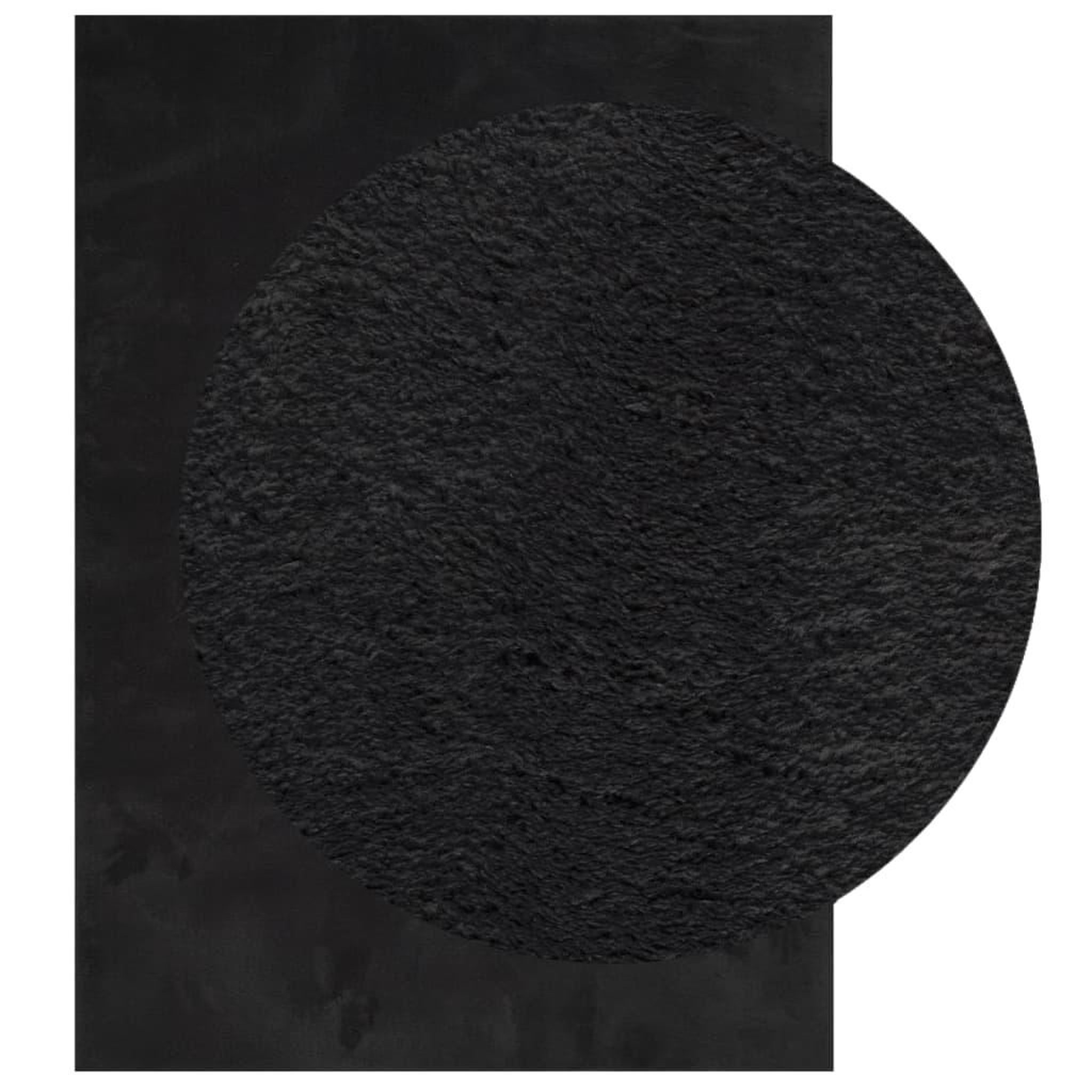 Voir la diapositive 3 : VIDAXL Tapis HUARTE a poils courts doux et lavable noir 140x200 cm