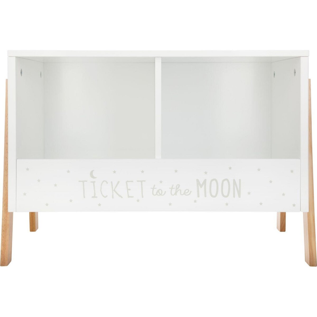 Atmosphera Kids Meuble de rangement enfant Douceur - L. 60 x H. 40 cm - Blanc