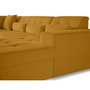 Voir la diapositive 5 : LISA DESIGN Vermont - canapé panoramique d'angle gauche - 7 places - en velours côtelé