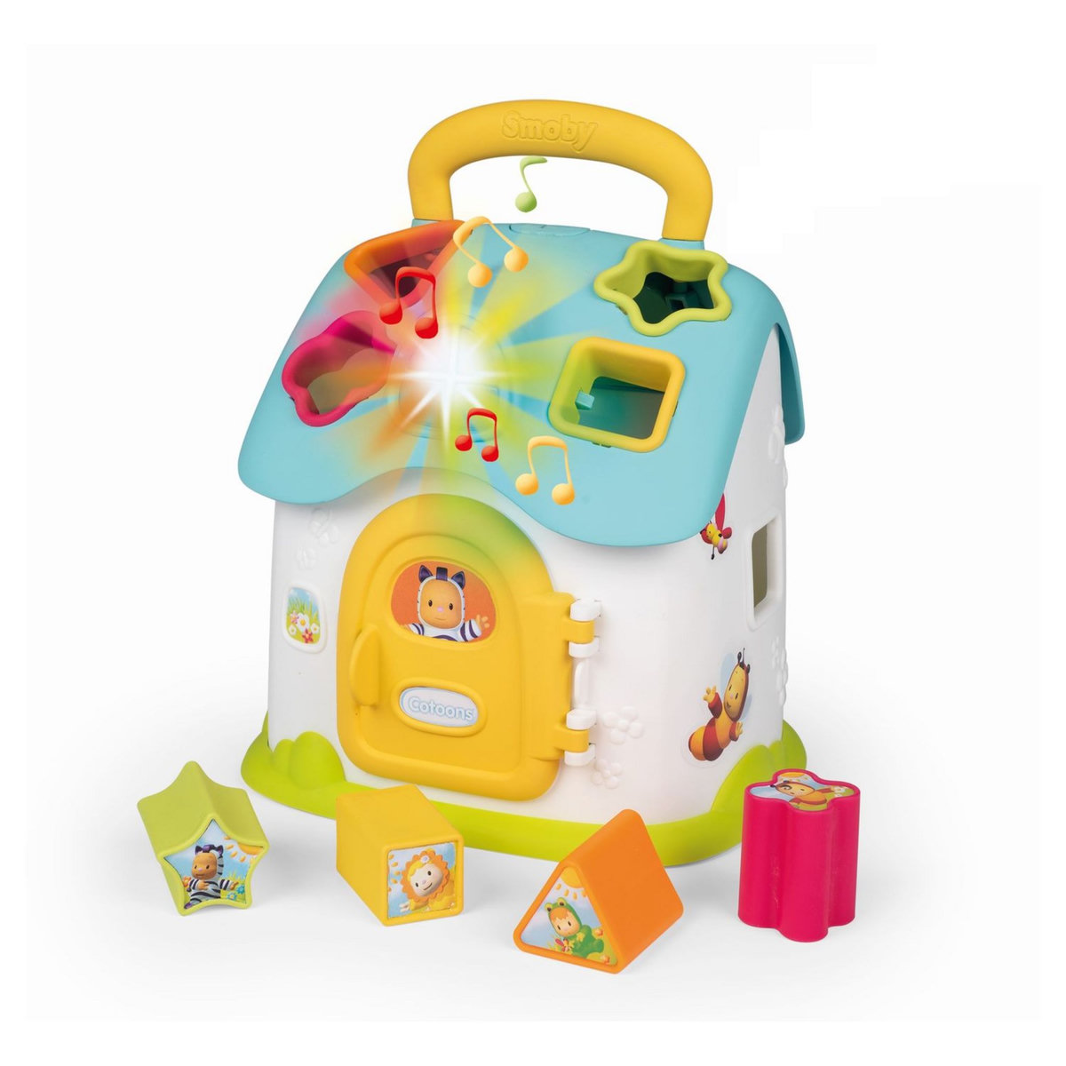 SMOBY Maison des formes électronique Cotoons