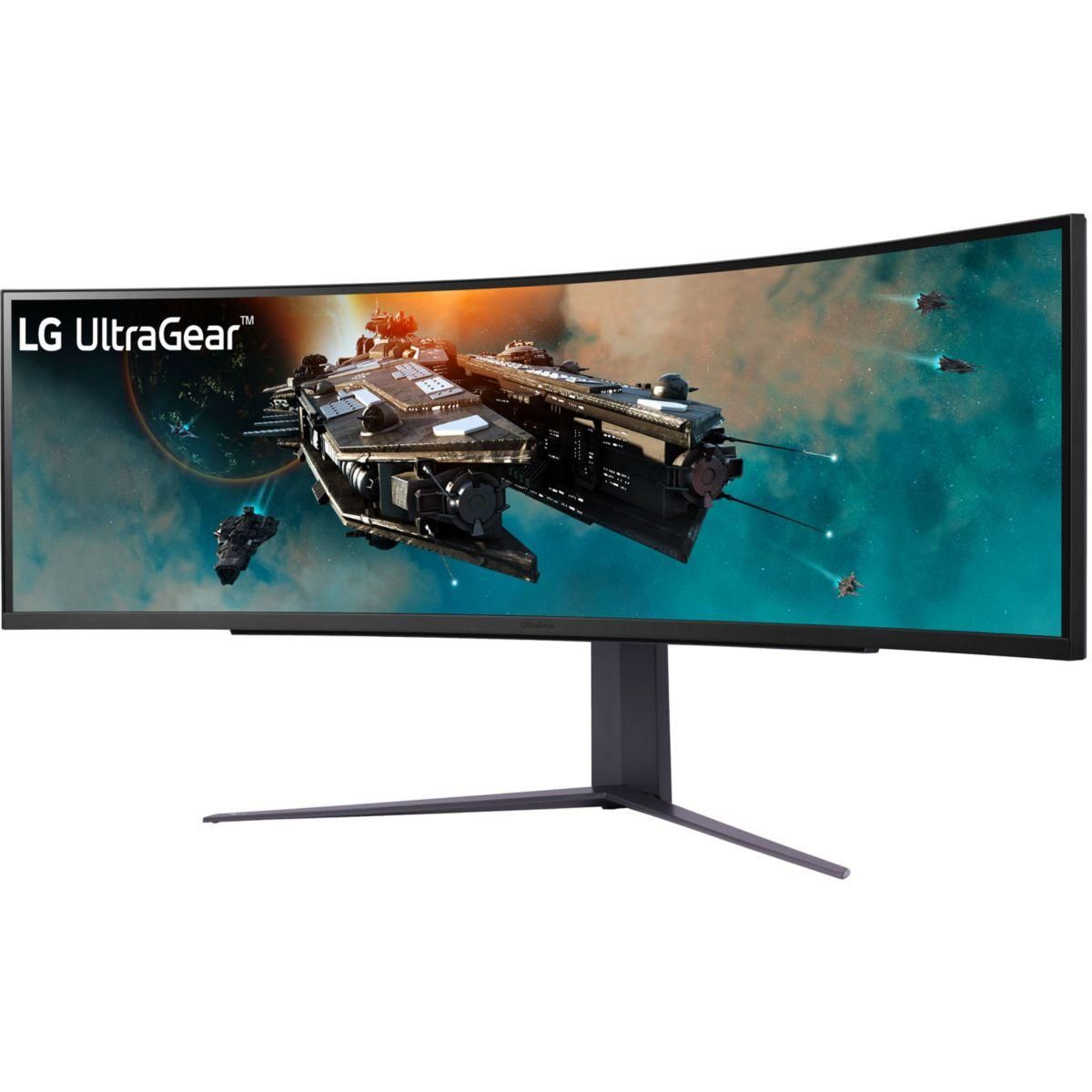 LG Ecran PC 5K ULTRAGEAR 49GR85DC-B Incurvé 49'' VA