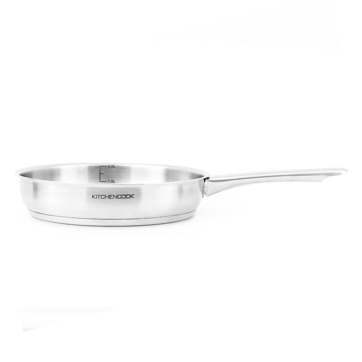 KITCHEN COOK Poêle acier inoxydable 24 cm induction PROFESSIONNEL