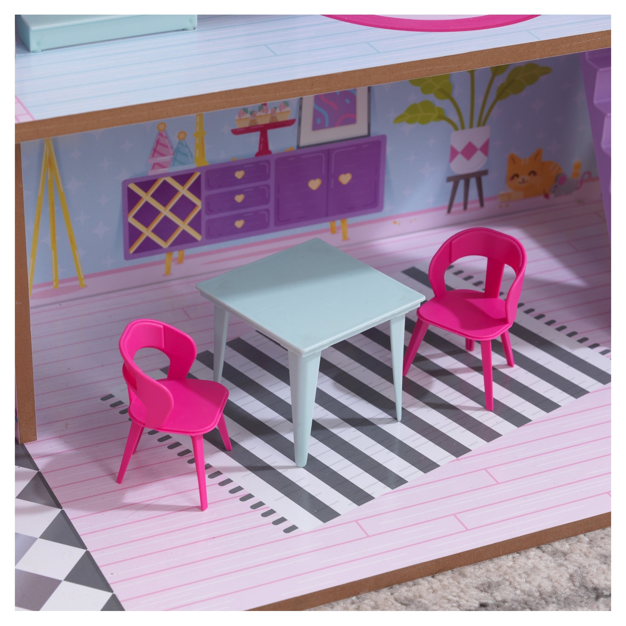 Voir la diapositive 6 : Kidkraft Maison de poupées Lolly