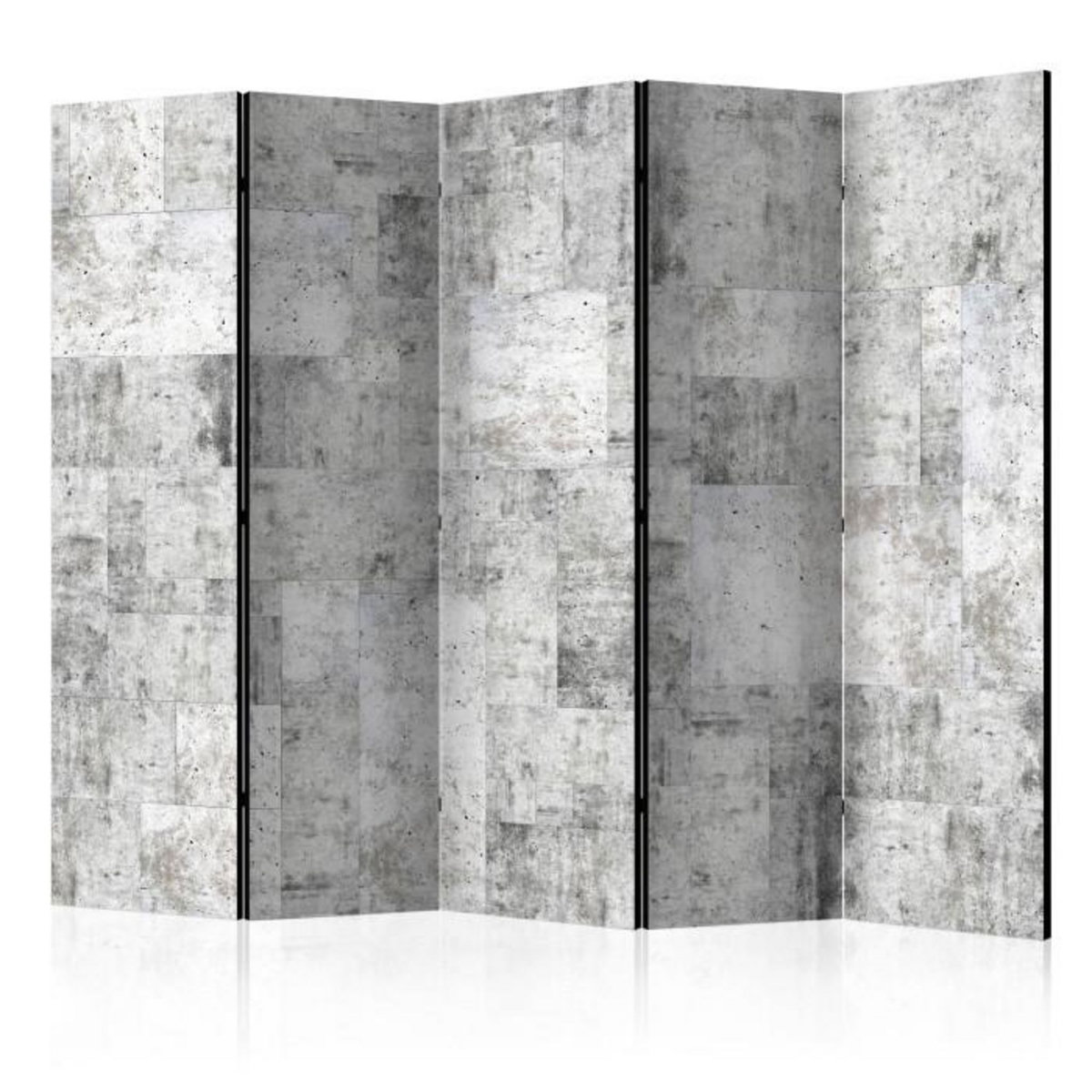 Paris Prix Paravent 5 Volets  Concrete : Grey City  172x225cm