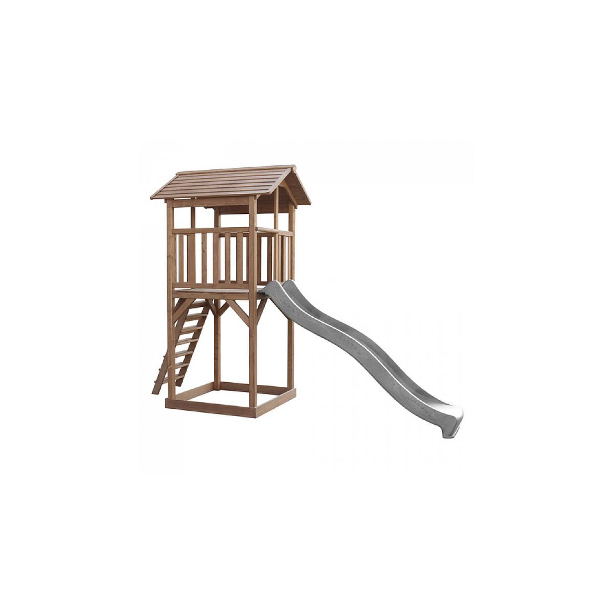 Voir la diapositive 4 : Axi House AXI Beach Tower Marron Toboggan Gris