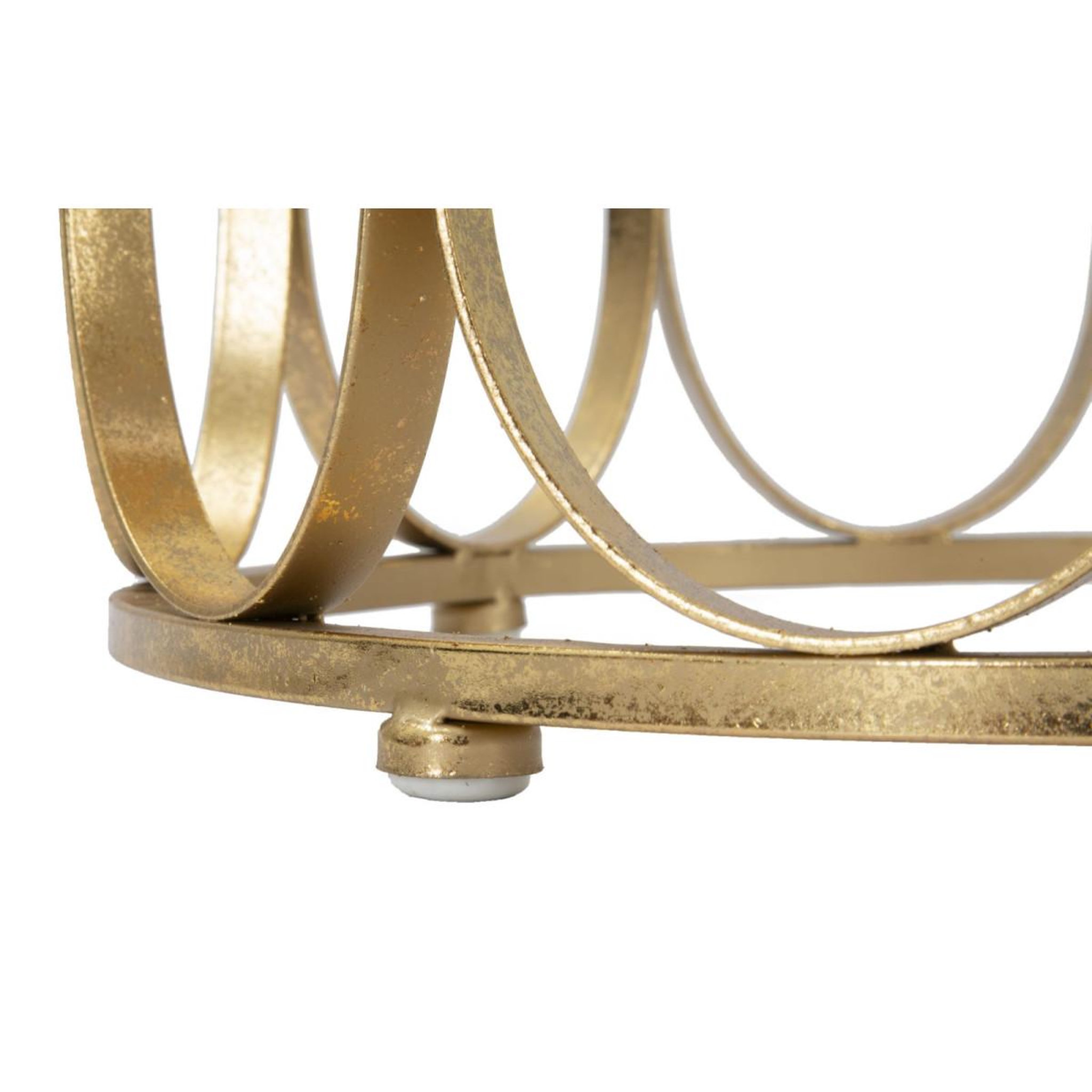 Voir la diapositive 5 : Paris Prix Table d'Appoint Design  Venice  58cm Or