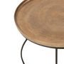 Voir la diapositive 4 : Paris Prix Lot de 3 Tables Basses Gigognes  Bano  80cm Rouille