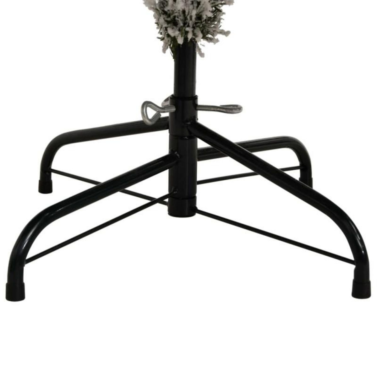 VIDAXL Sapin de Noël artificiel à charnières avec neige floquée 270 cm