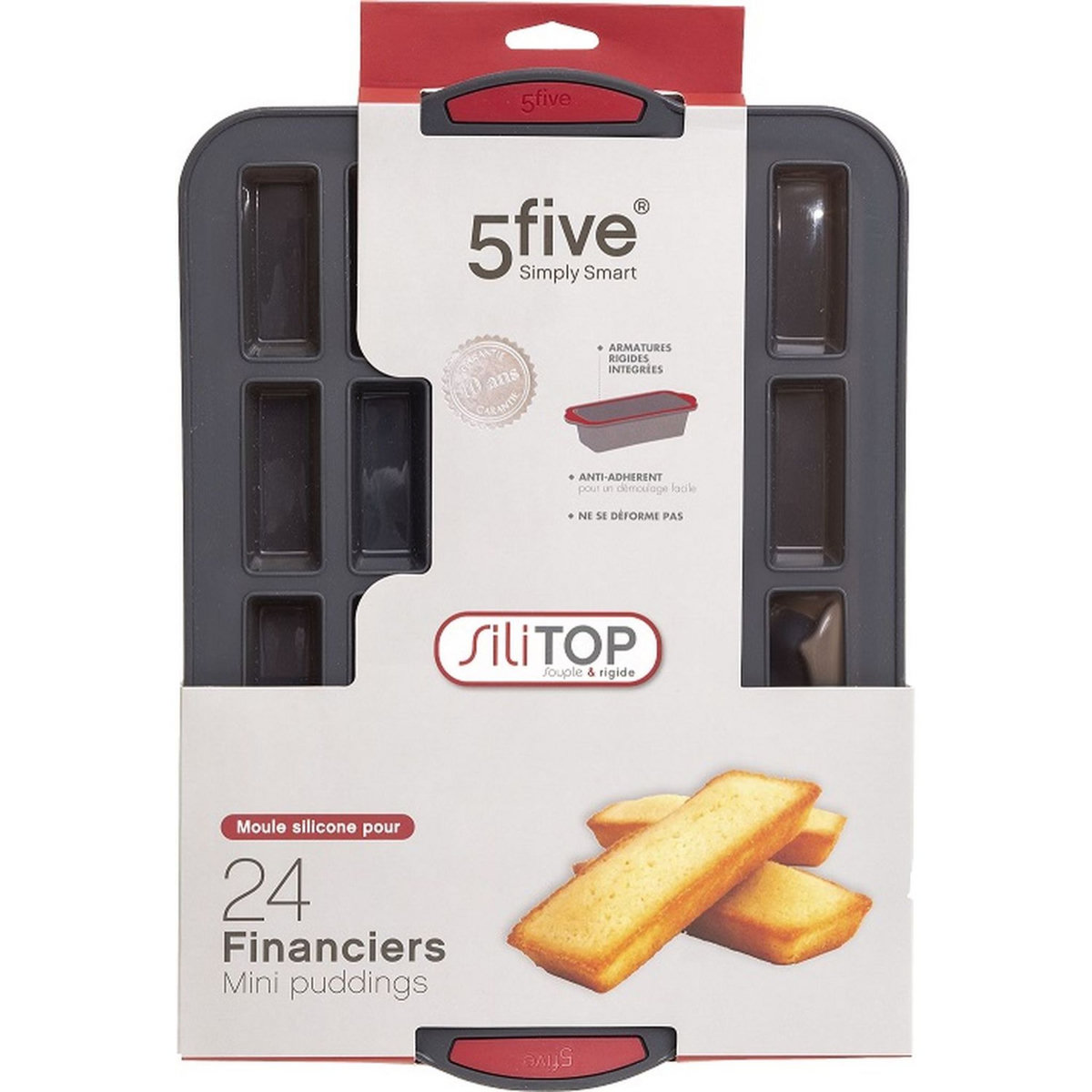 Plaque 24 financiers en silicone