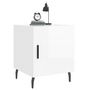 Voir la diapositive 4 : VIDAXL Tables de chevet 2 pcs blanc brillant 40x40x50 cm