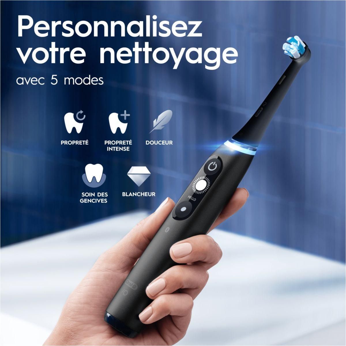 ORAL B Brosse à dents électrique iO7 Series Black +TC
