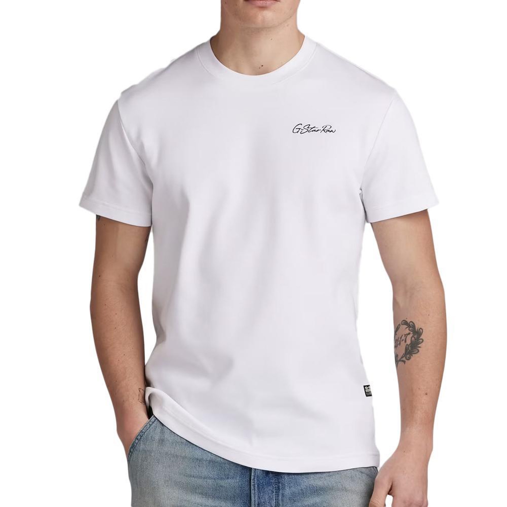 Voir la diapositive 1 : G-Star Raw T-shirt Blanc Homme G-Star Raw D23897