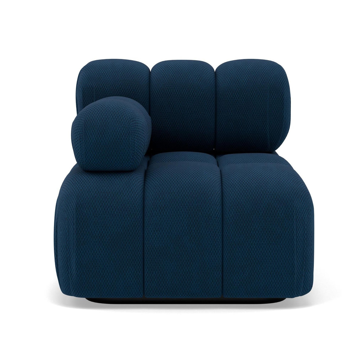 LISA DESIGN Ruby - module d'assise gauche en velours texturé