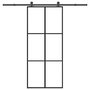 Voir la diapositive 1 : VIDAXL Porte coulissante avec kit de quincaillerie 90x205 cm Verre ESG