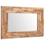 Voir la diapositive 1 : VIDAXL Miroir decoratif Teck 90x60 cm Rectangulaire