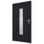 Voir la diapositive 4 : VIDAXL Porte d'entree anthracite 98x208 cm PVC