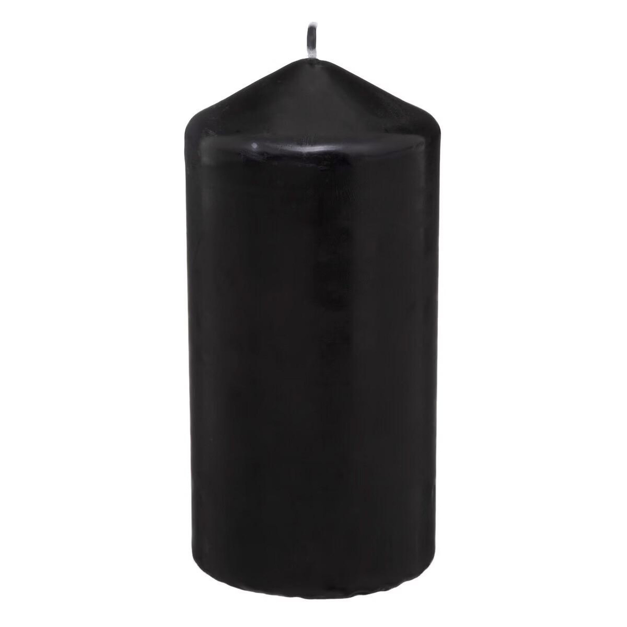 COMPTOIR DE LA BOUGIE Bougie cylindrique  hugo  14cm noir