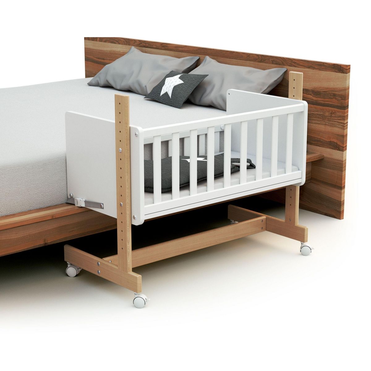 AT4 Berceau cododo évolutif CONFORT en bois