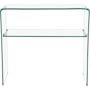 Voir la diapositive 3 : Habitat et Jardin Console  Genova  - 110 x 35 x 75 cm - Verre courbé transparent