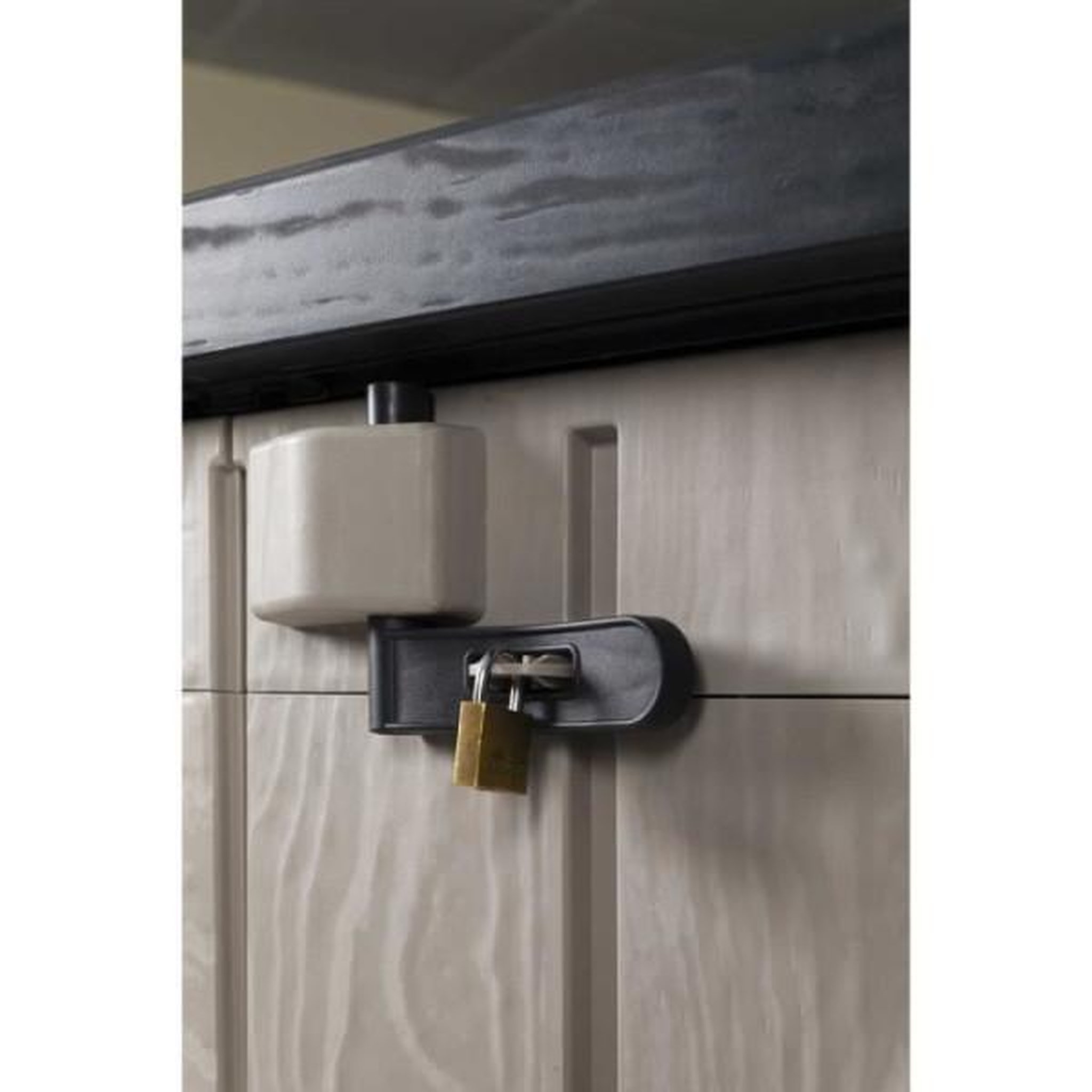 Voir la diapositive 4 : Toomax Coffre de jardin - TOOMAX - STORAWAY PLUS 2XL - Résine - Capacité 2270L - Taupe et marron