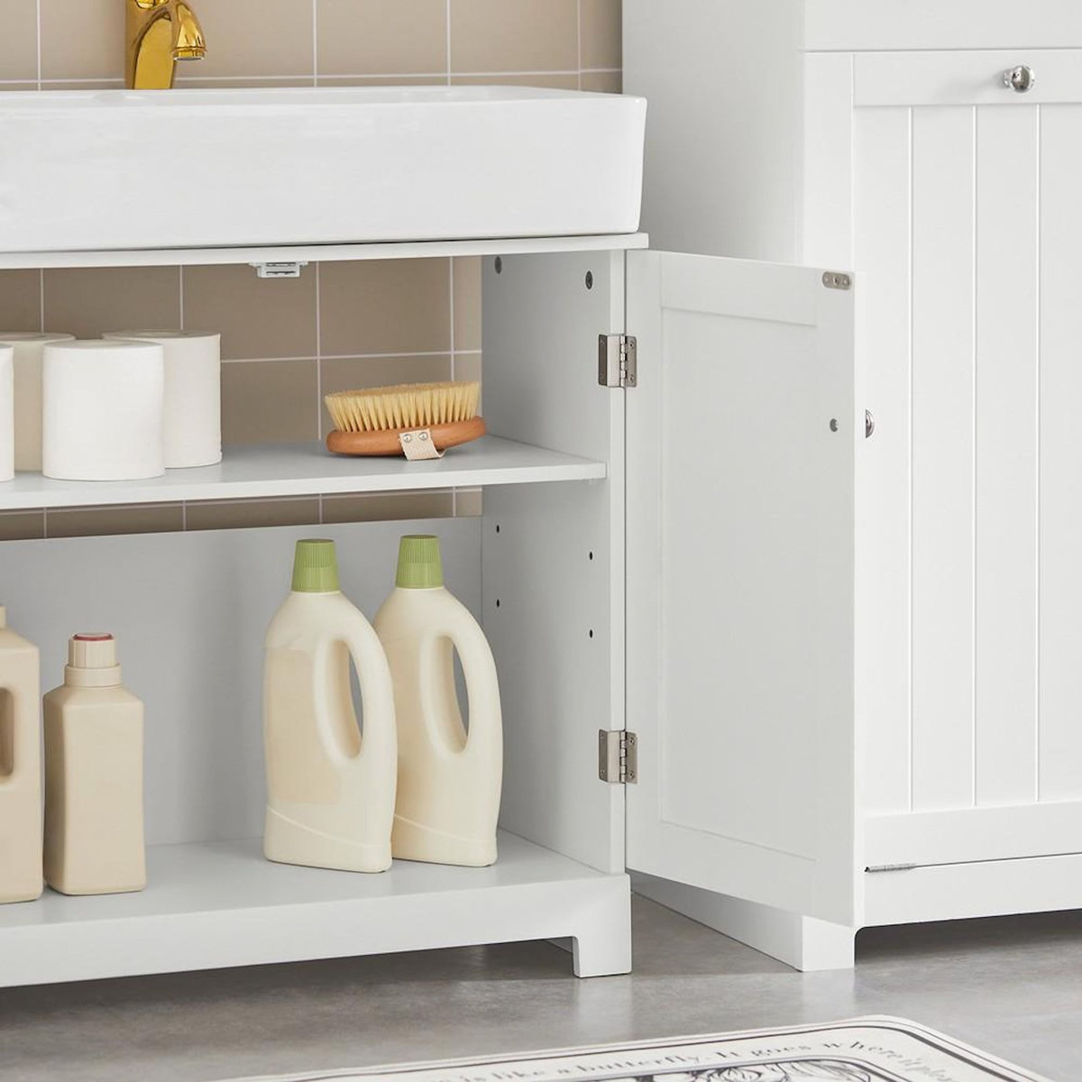 SOBUY SoBuy - Meuble Sous-vasque à deux portes - Classique - BZR18