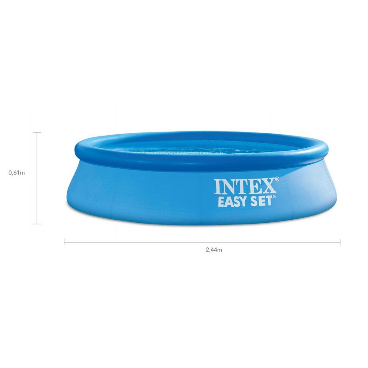 INTEX Piscine Gonflable Intex Easy Set 2.44 x 0.61m