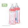 Voir la diapositive 2 : DODIE Dodie - Lot de 2 Biberons Initiation+ 330ml Fille