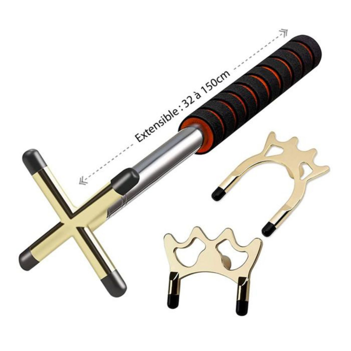 Paris Prix Perche Télescopique  Billard  150cm Gris