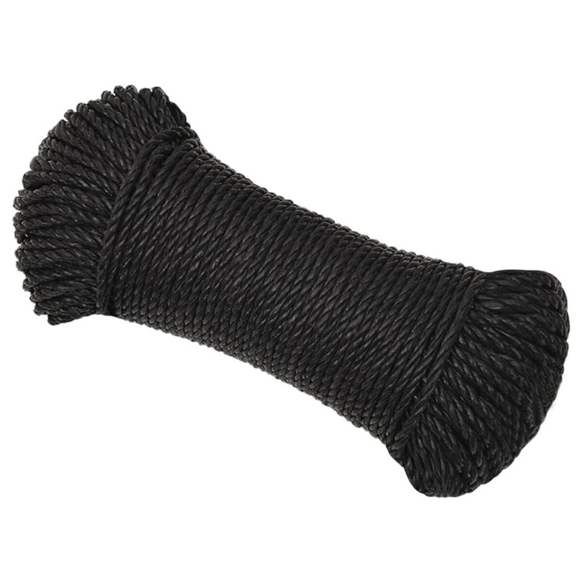 VIDAXL Corde de travail Noir 3 mm 500 m polypropylene