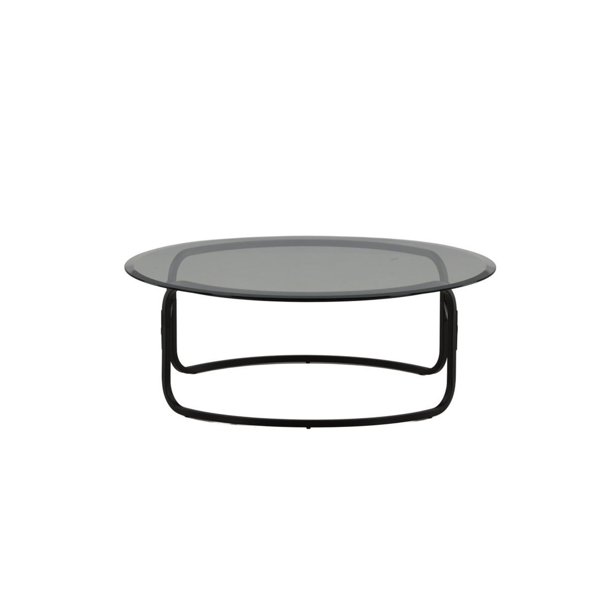 Voir la diapositive 4 : Paris Prix Table basse design en verre  lomma  110cm noir