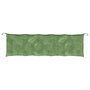 Voir la diapositive 4 : VIDAXL Coussin de banc de jardin motif de feuilles 180x50x7 cm