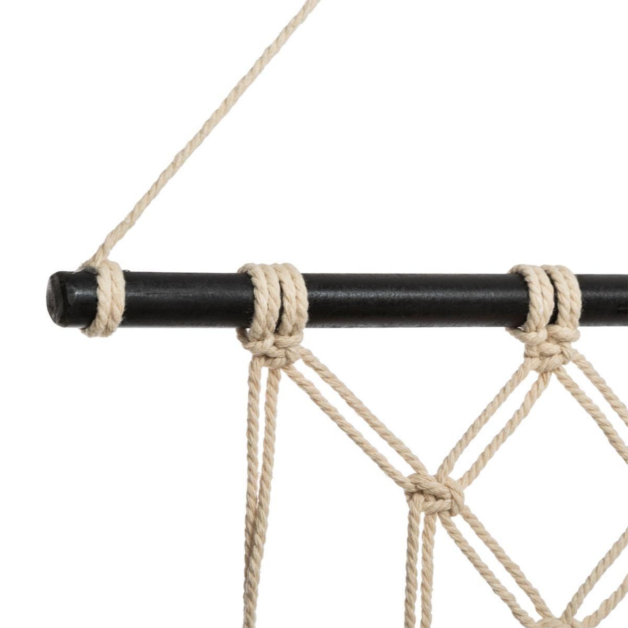 Voir la diapositive 2 : ATMOSPHERA Décoration murale macramé  safari  68cm lin