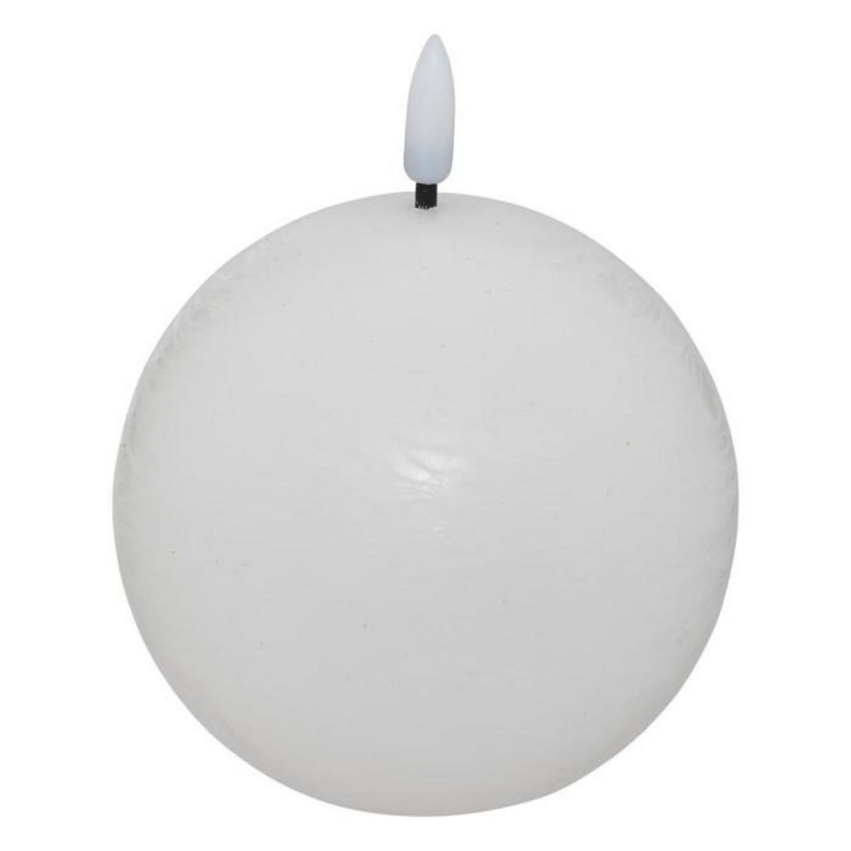 ATMOSPHERA Bougie Boule à LED  Molia  12cm Blanc