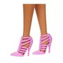 Voir la diapositive 5 : BARBIE Barbie - Poupée Barbie Fashionistas Robe Sans Bretelle Rose avec accessoires - Barbie - HYT94