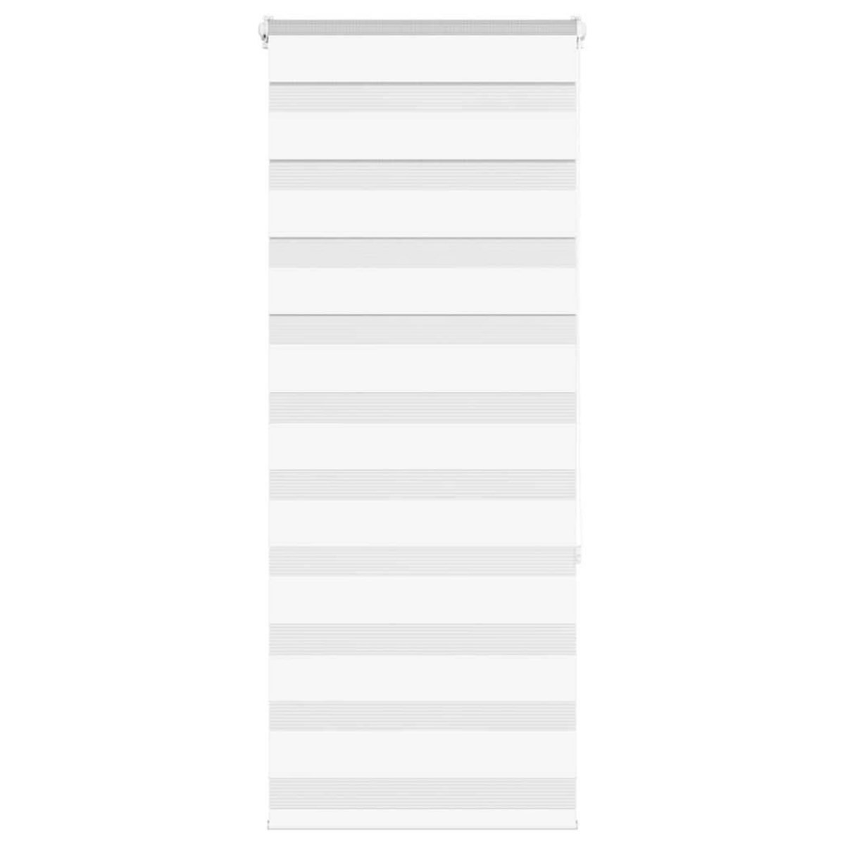 VIDAXL Store zebre blanc 65x150 cm largeur du tissu 60,9 cm polyester