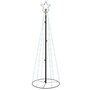 Voir la diapositive 2 : VIDAXL Arbre de Noël cone 108 LED Blanc froid 70x180 cm