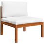 Voir la diapositive 3 : VIDAXL Salon de jardin 2 pcs avec coussins Bois d'acacia solide