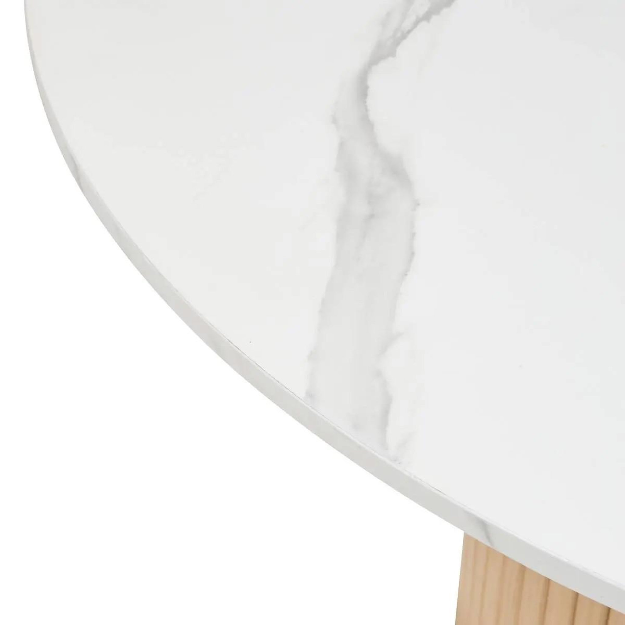 Voir la diapositive 2 : ATMOSPHERA Table à manger design  homelya  110cm naturel