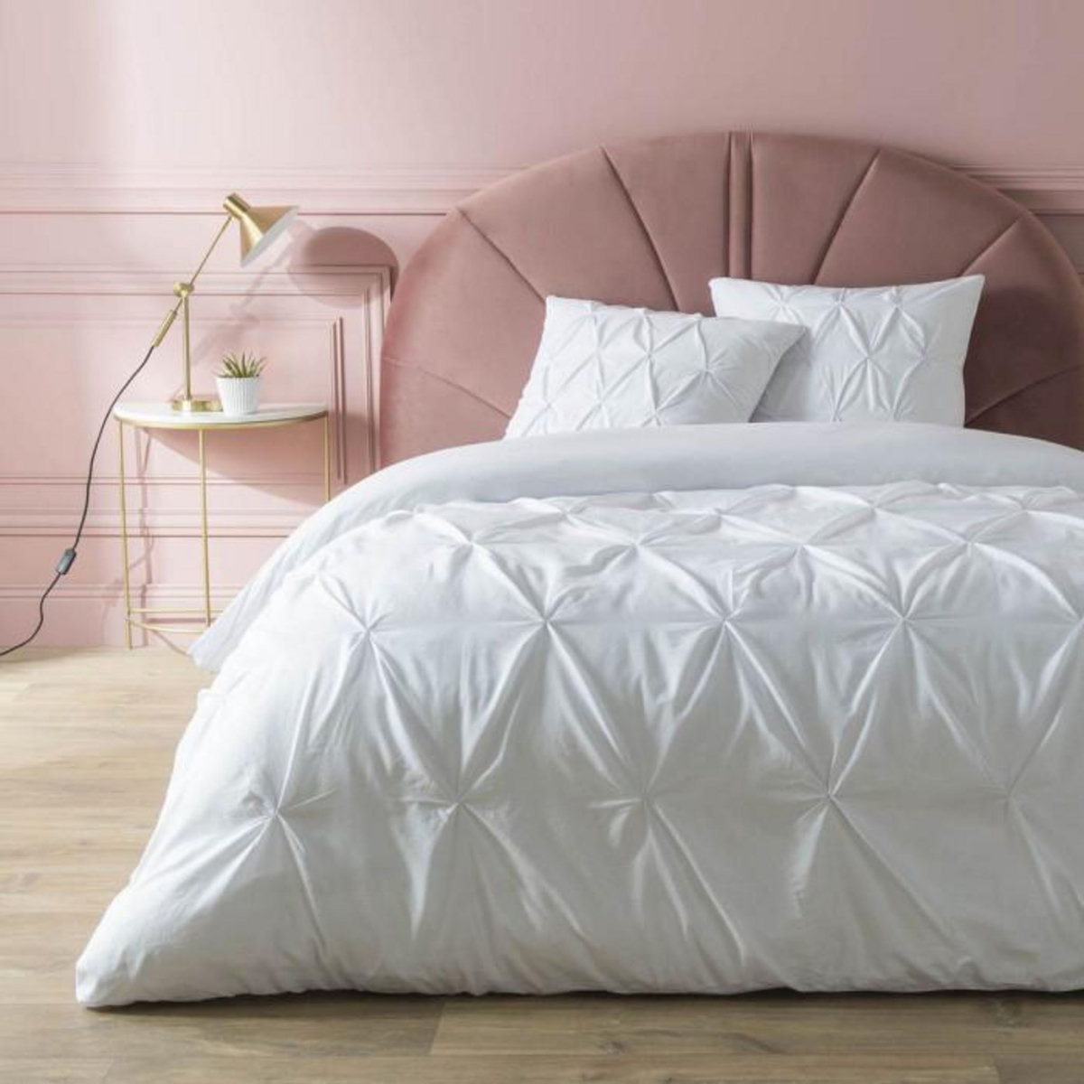 Paris Prix Parure de Lit 3 Pièces  Heloise  260x240cm Blanc