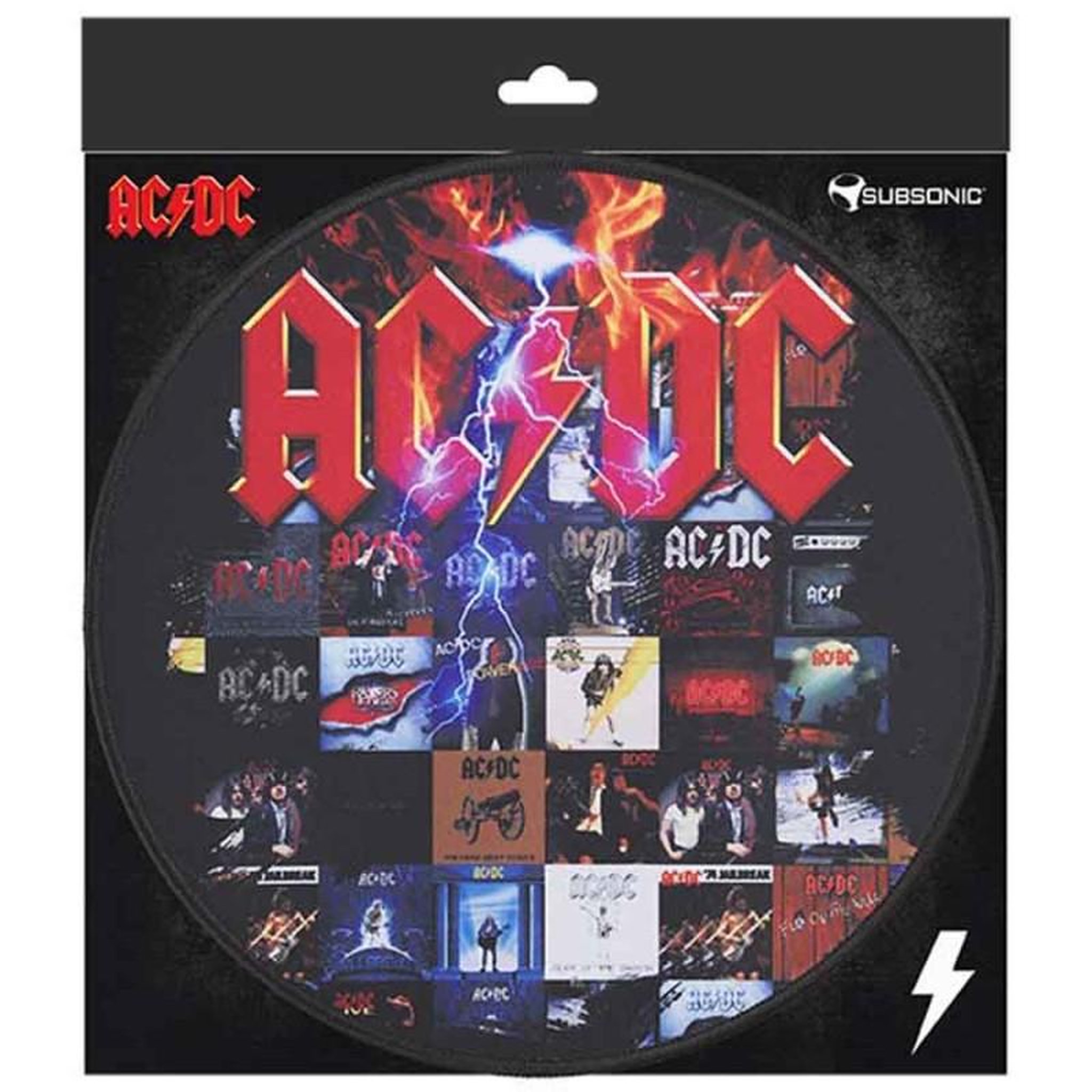 Voir la diapositive 5 : Subsonic Tapis de souris gaming AC/DC