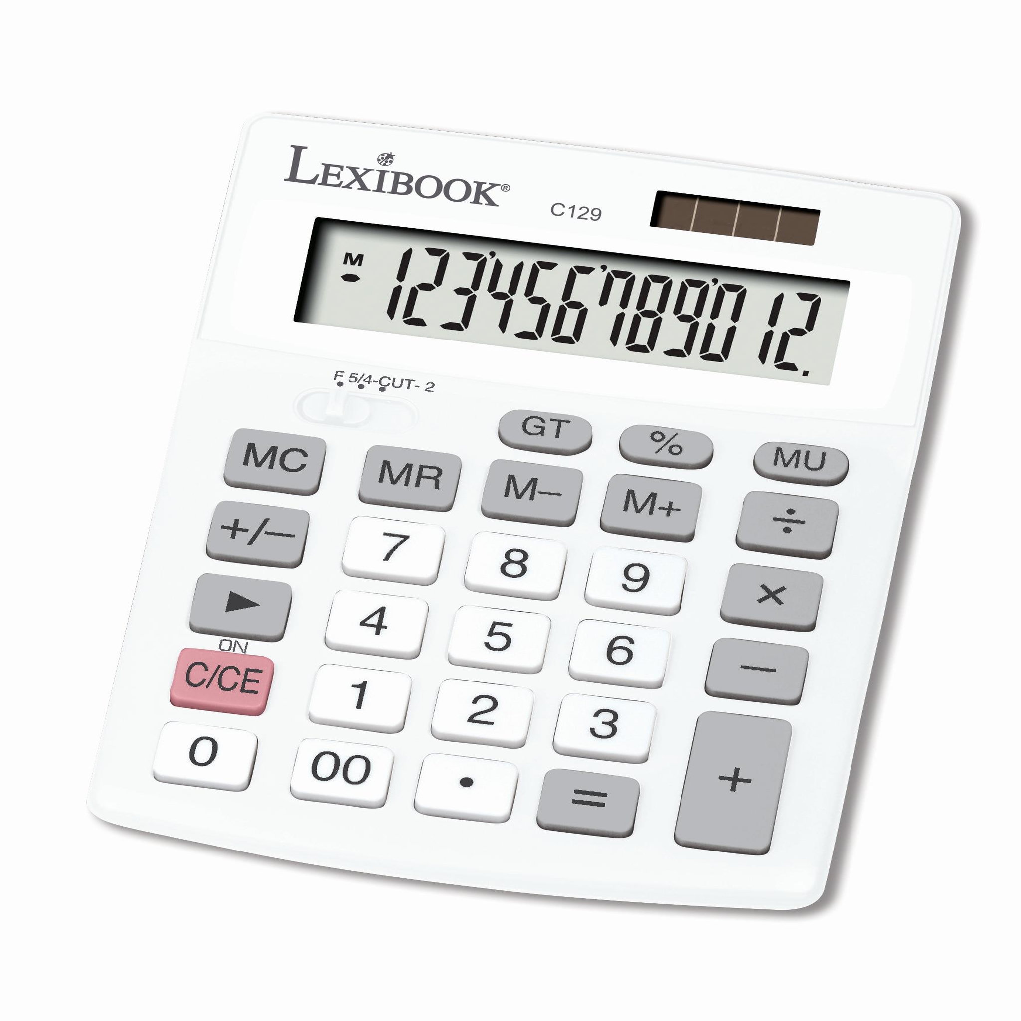 Lexibook Calculatrice de bureau 12 chiffres avec double alimentation