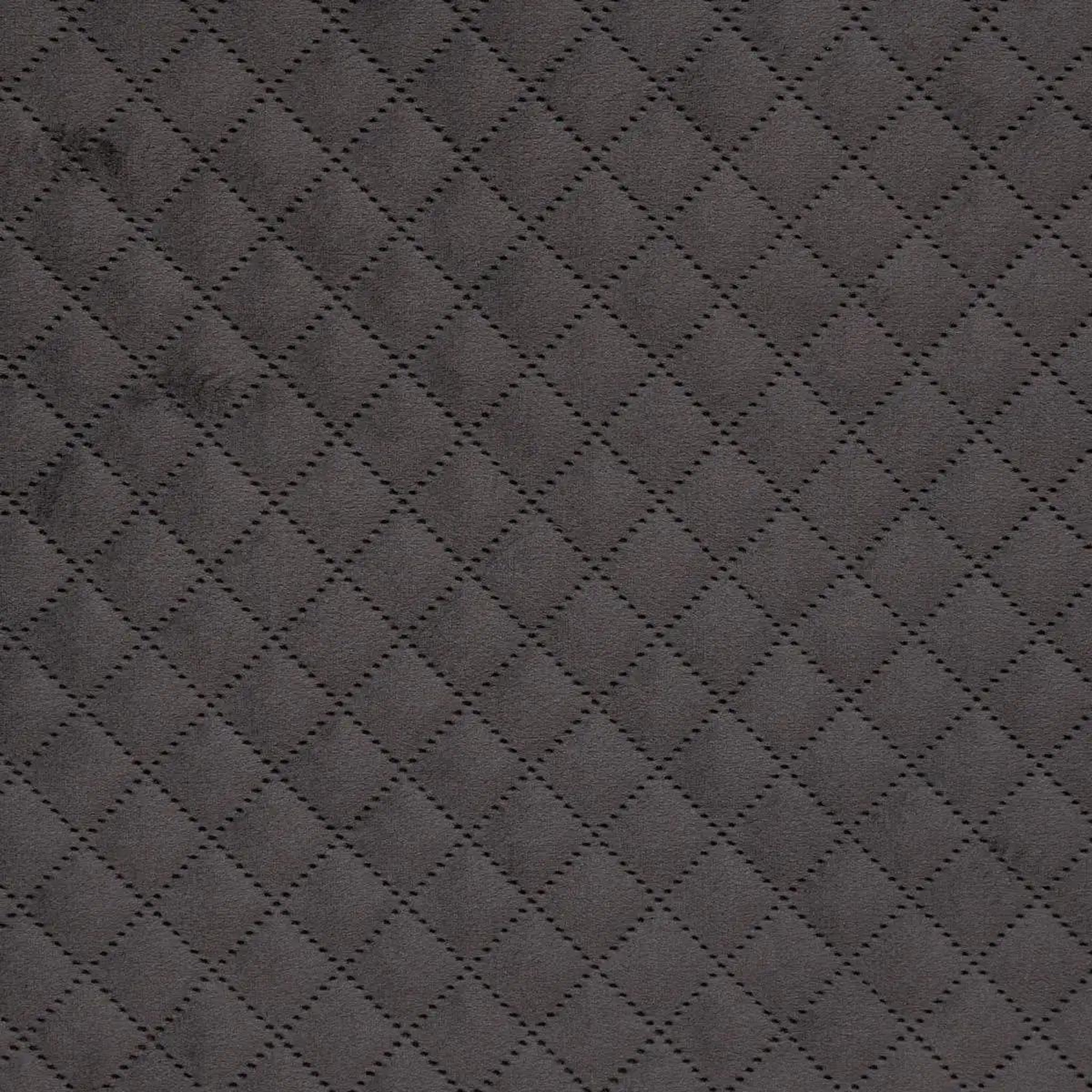 Voir la diapositive 4 : FIVE Pouf & coffre de rangement  velours  76cm gris