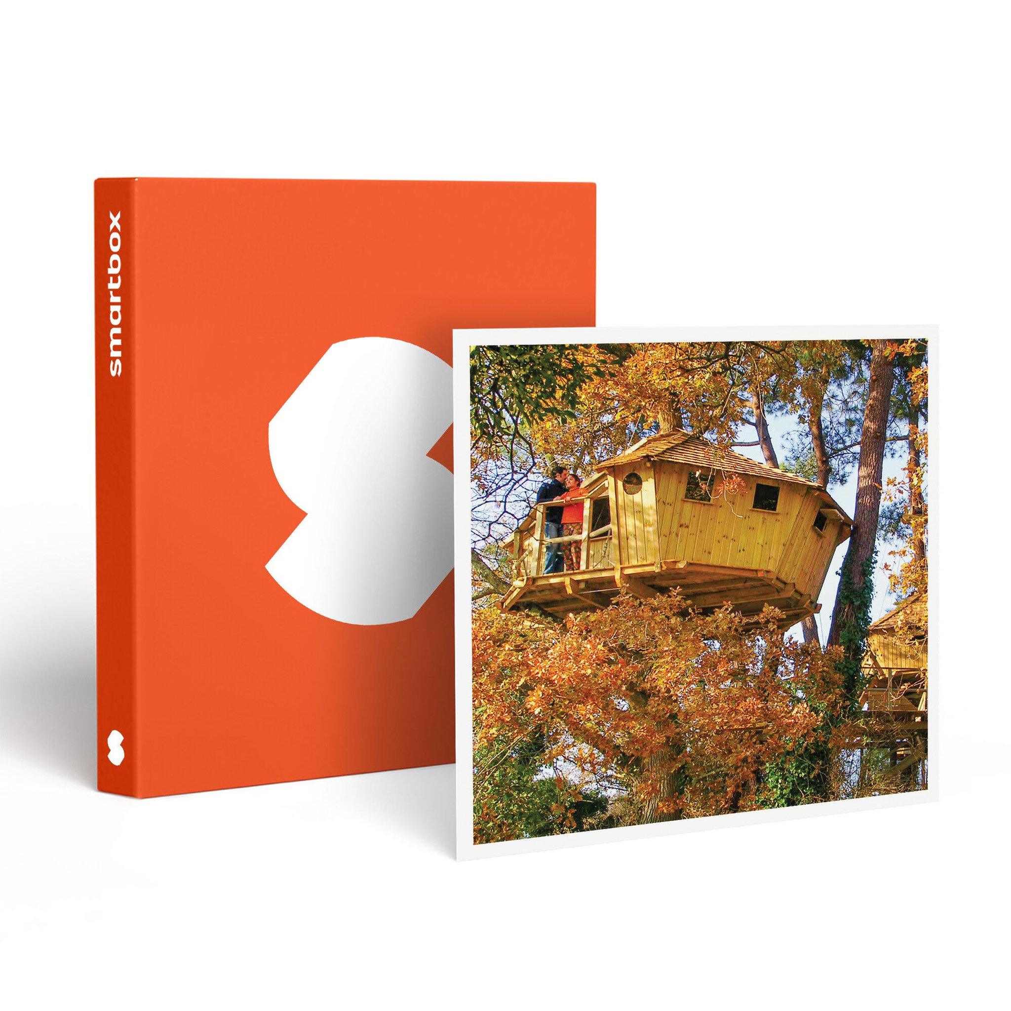 Smartbox 3 jours insolites en cabane perchée dans les arbres avec accès au spa près de carnac - coffret cadeau séjour