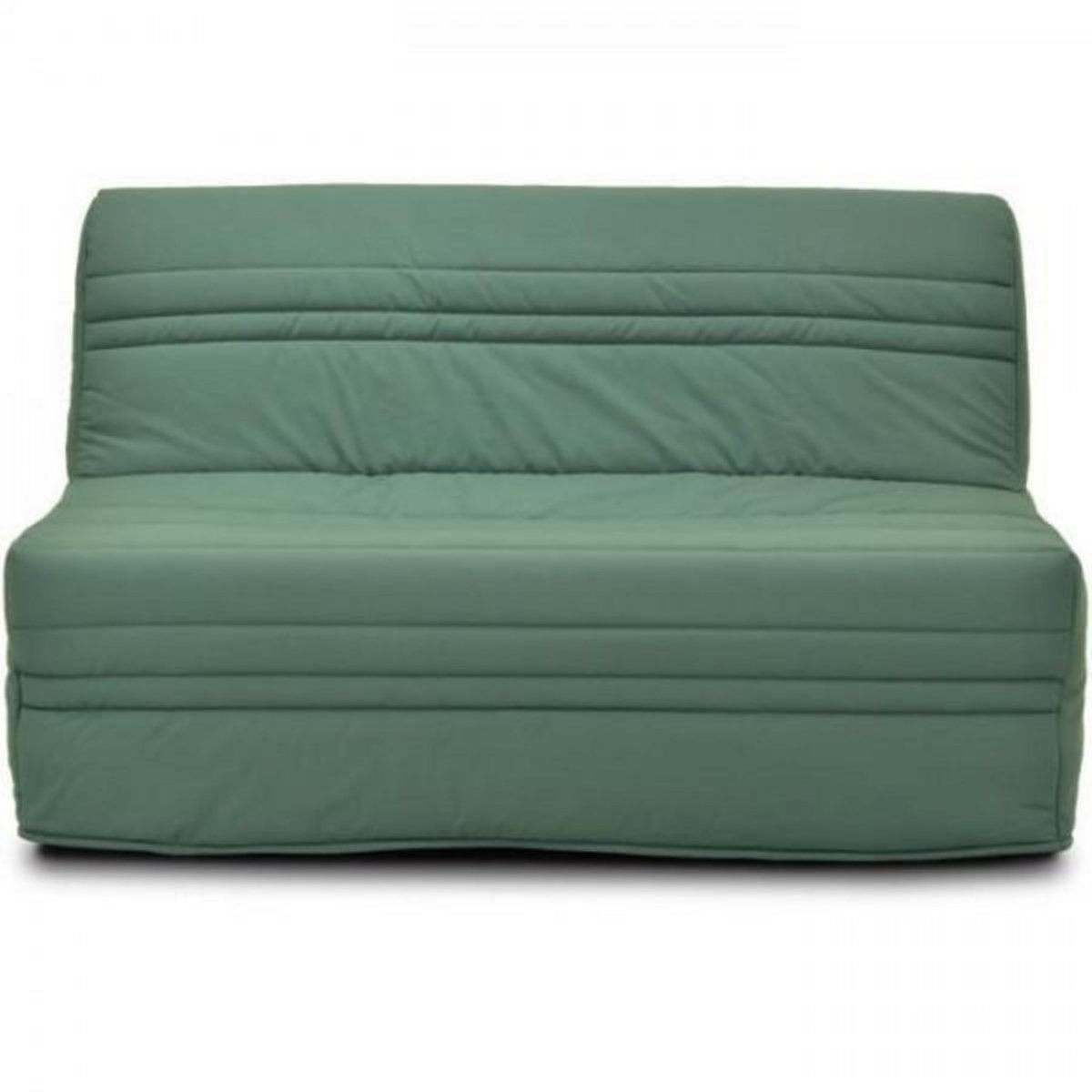 MARKET24 Banquette BZ - Tissu Vert - L143 x P97 x H89cm - Joe