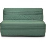 MARKET24 Banquette BZ - Tissu Vert - L143 x P97 x H89cm - Joe
