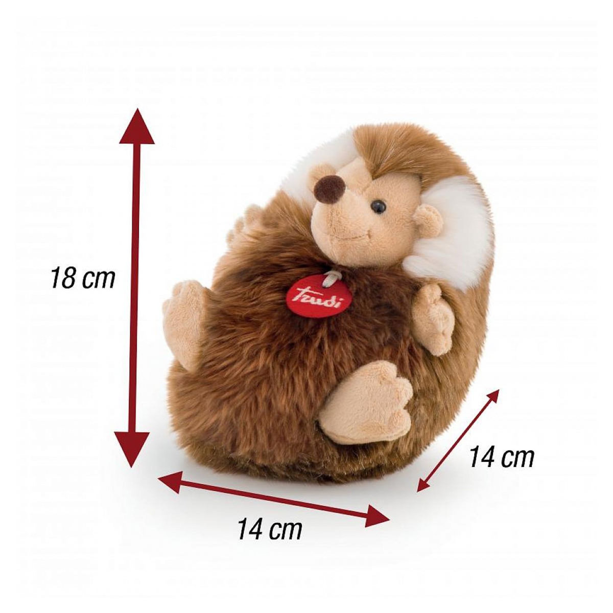 Trudi fluffies - peluche hérisson