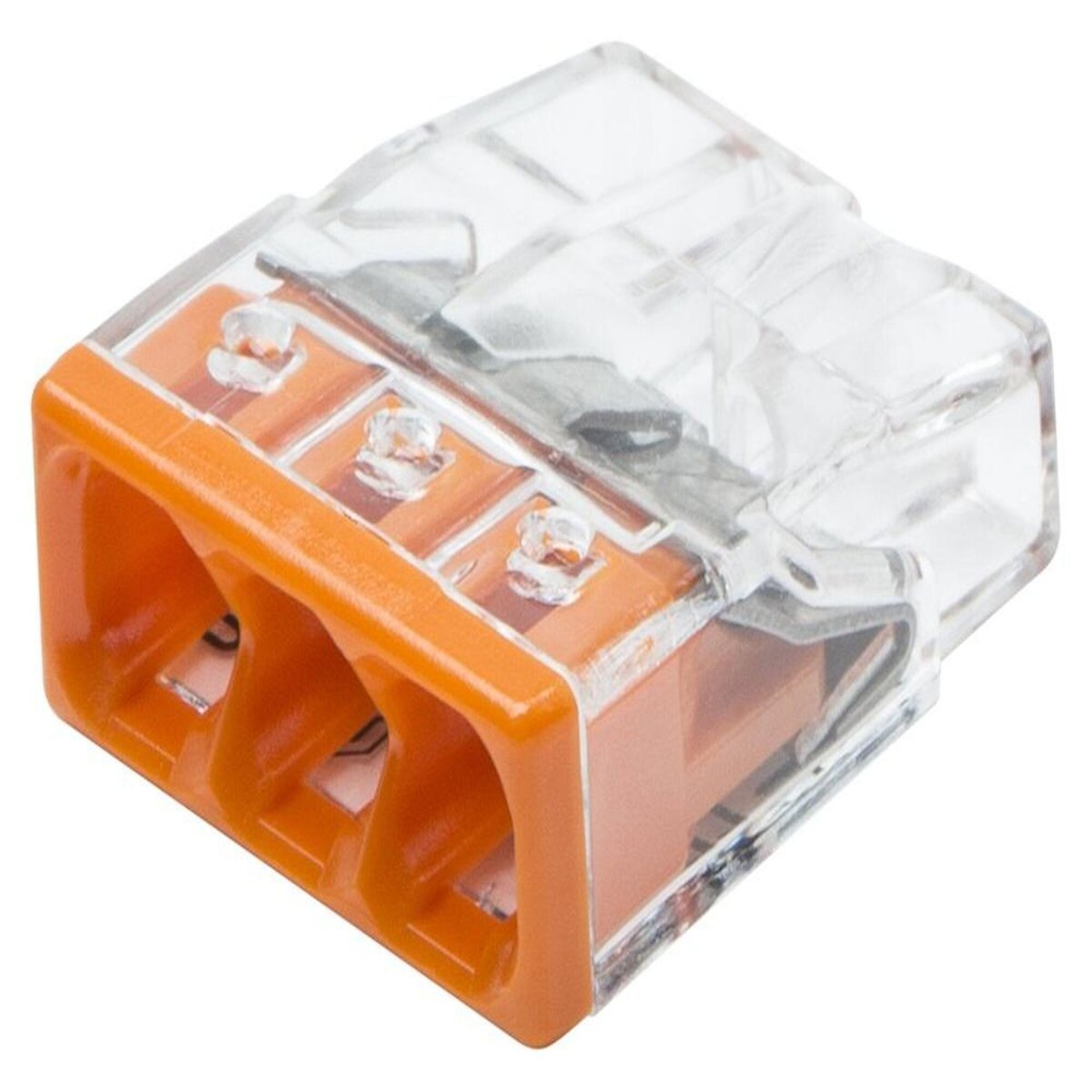 WAGO Lot de 20 bornes WAGO automatique 3 fils 2.5mm²